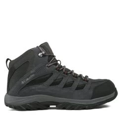 Trekkingschuhe Columbia - Crestwood Mid Waterproof BM5371 Dark Grey/Deep Rust 089
